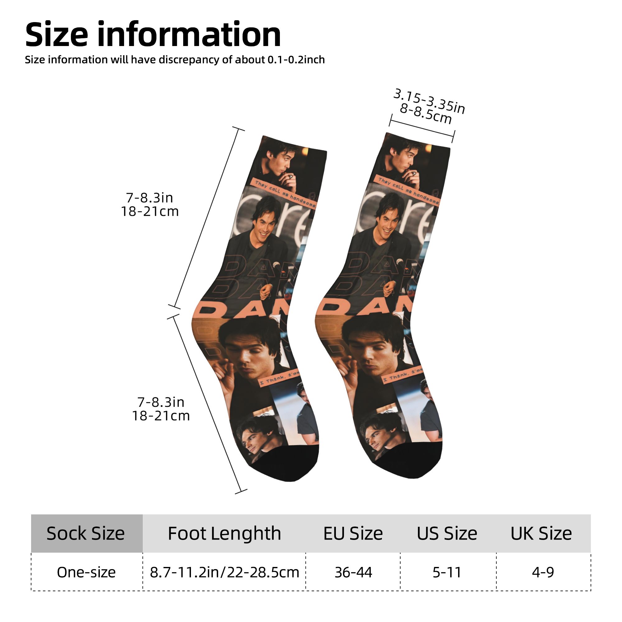 Custom The Vampire Diaries Dre - đánh giá và giá Dress Sock Men