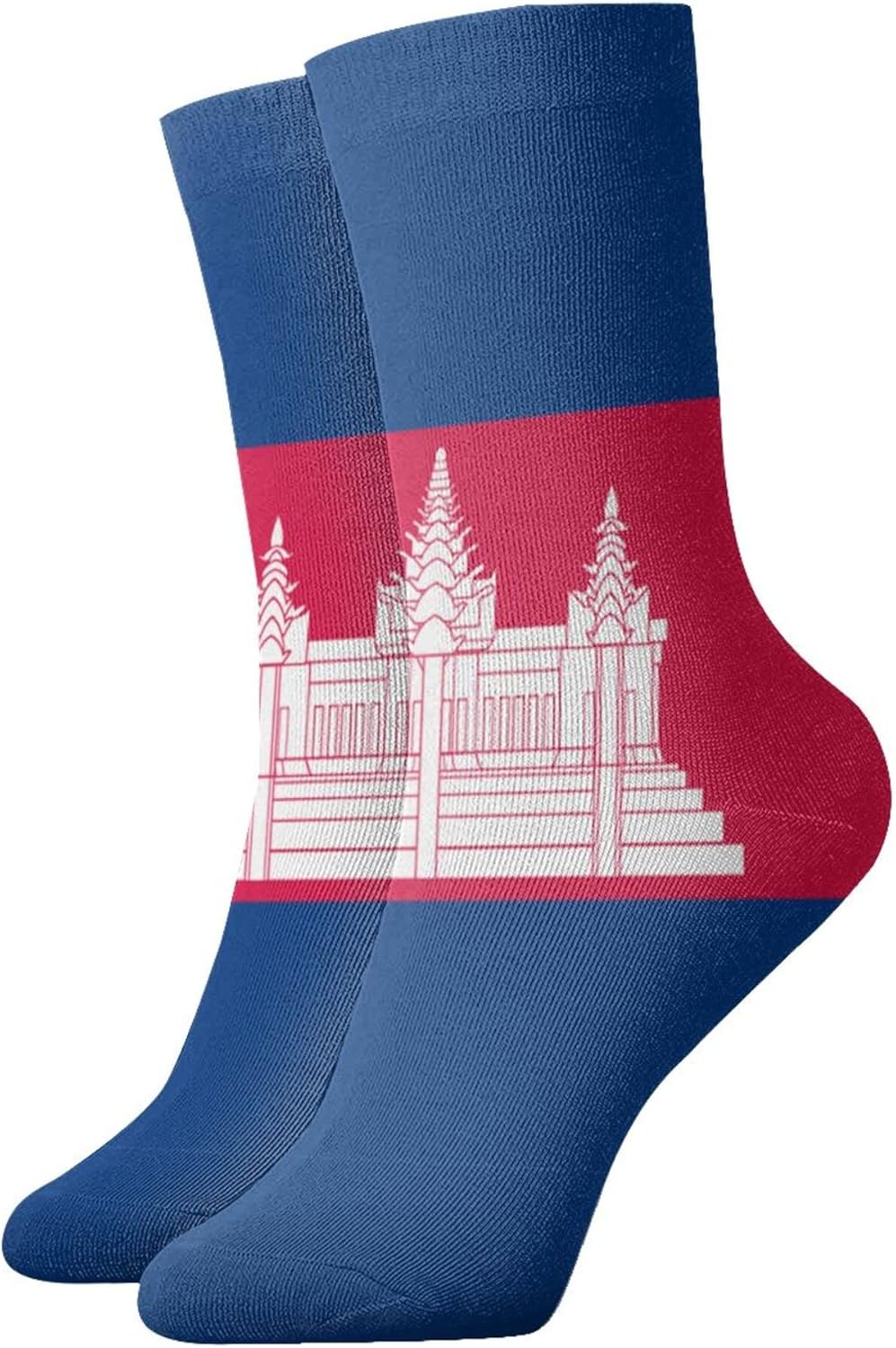 cambodian-flag Unisex Casual C - đánh giá và giá Dress Sock Men